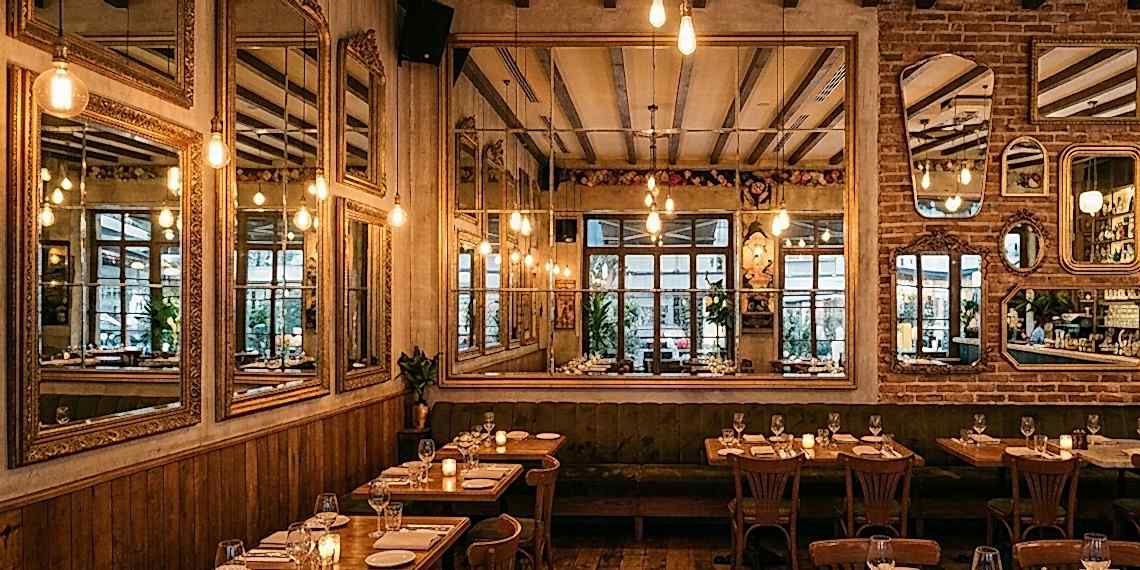 Kafe ve Restoranlarda Ayna Kullanımı ile Ambiyans Tasarımı