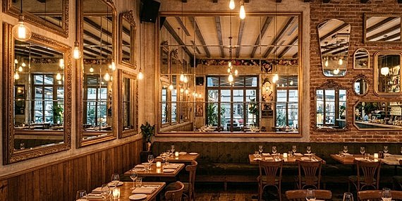Kafe ve Restoranlarda Ayna Kullanımı ile Ambiyans Tasarımı, Kafe ve Restoranlarda Ayna Kullanımı ile Ambiyans Tasarımı